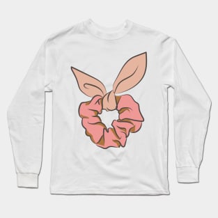 cute hair scrunchie Long Sleeve T-Shirt